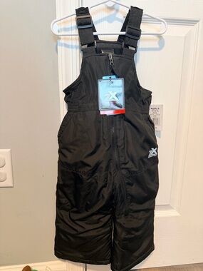 ZeroXposur Black Baby Toddler Snow Bib | Size 12-18m
